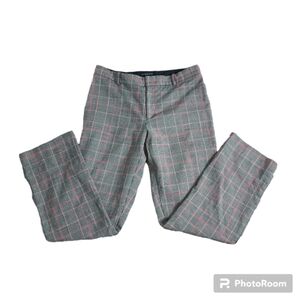Club Monaco Houndstooth Straight Leg Pants Women's Size 8